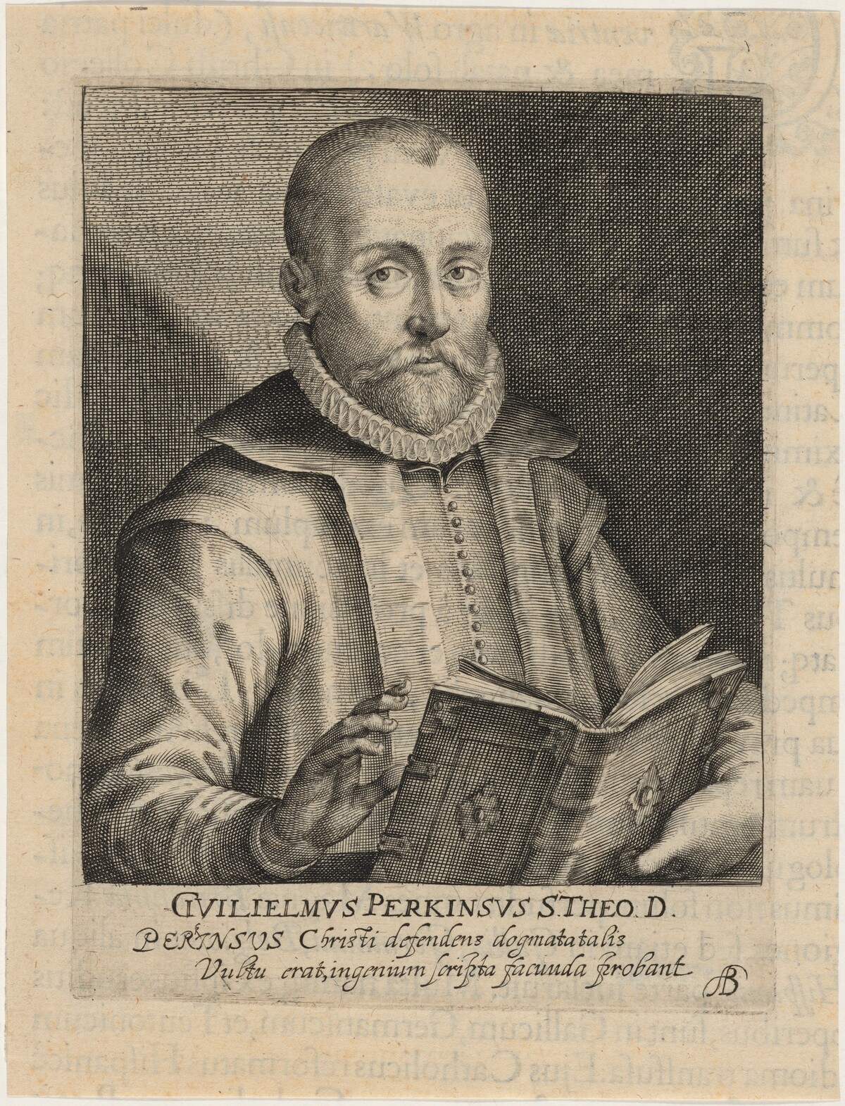 William Perkins, Puritan Divine by Willem de Passe and Magdalena de Passe