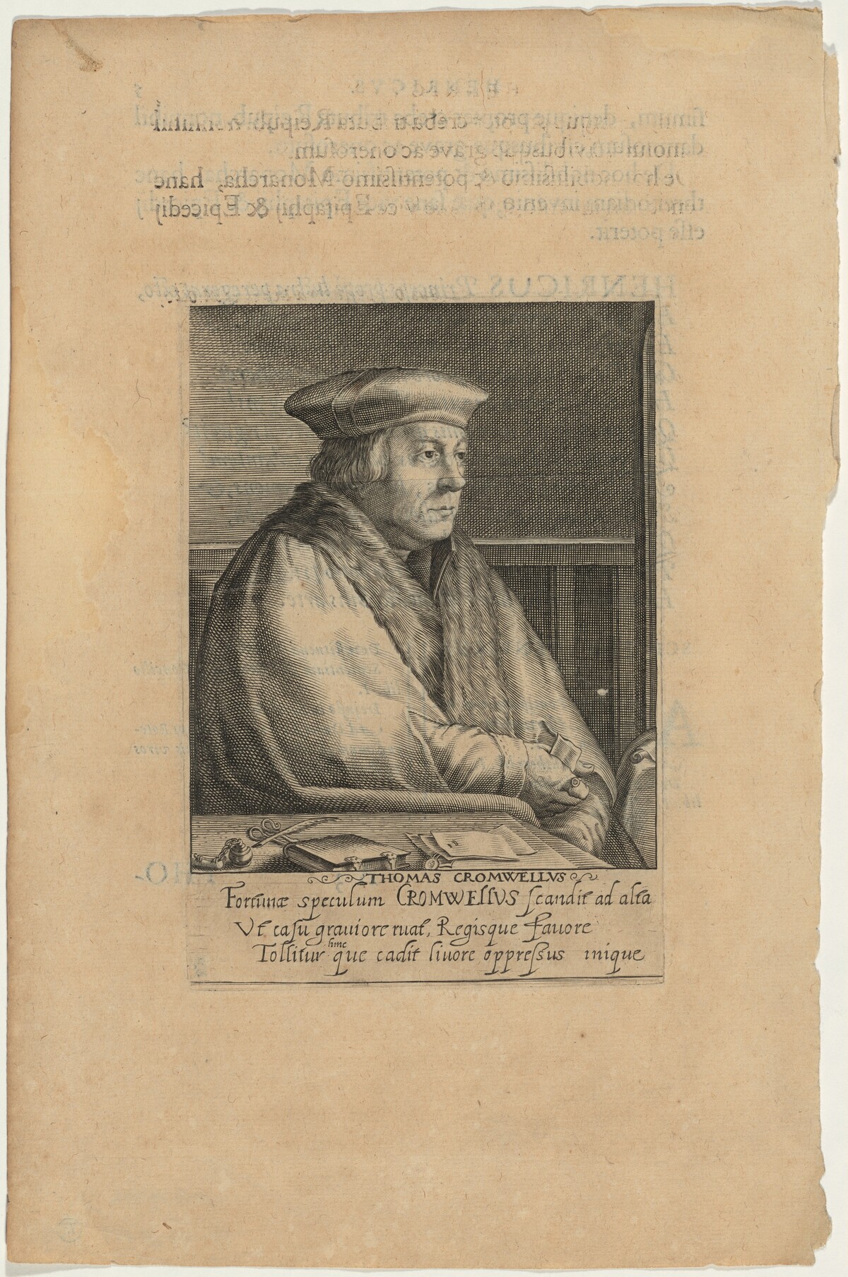 Thomas Cromwell, Earl of Essex by Willem de Passe and Magdalena de Passe