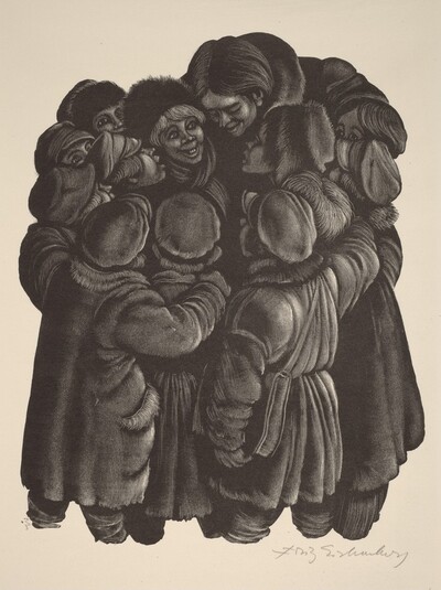 "Hurrah for Karamazov!" (Epilogue, facing p.602)