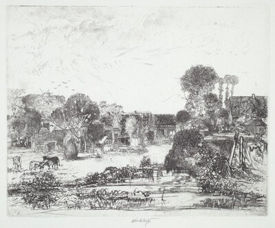 Farmyard in Normandy
