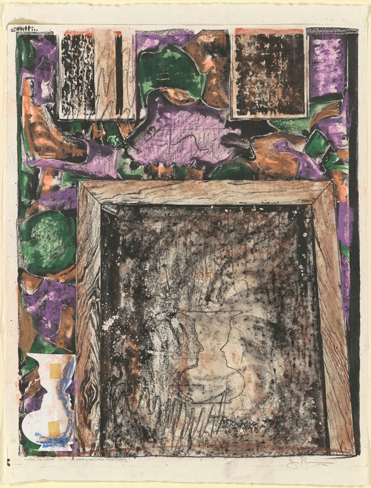 Untitled [working proof] by Jasper Johns