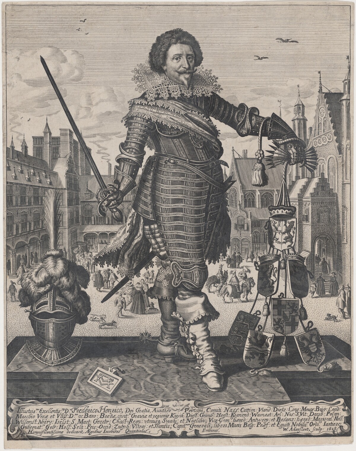 Frederick Henry, Prince of Orange by Willem Outgertsz Akersloot
