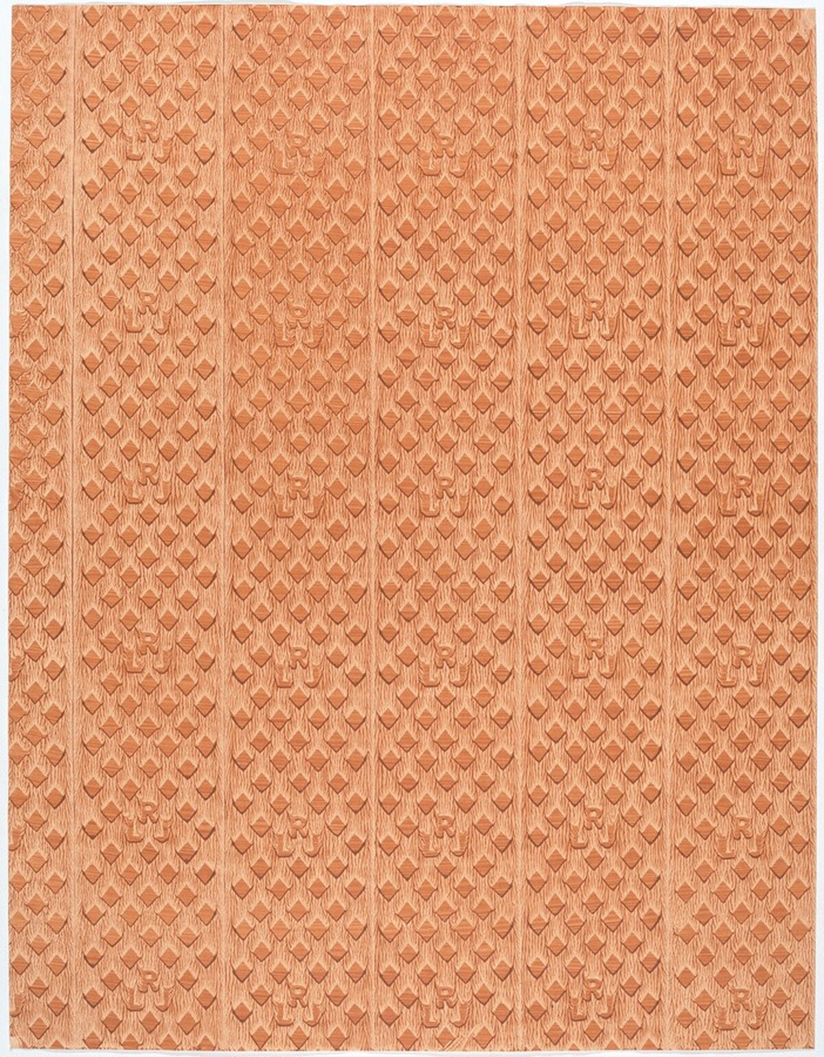 Endpaper with the Initials LJR by Henry Morris