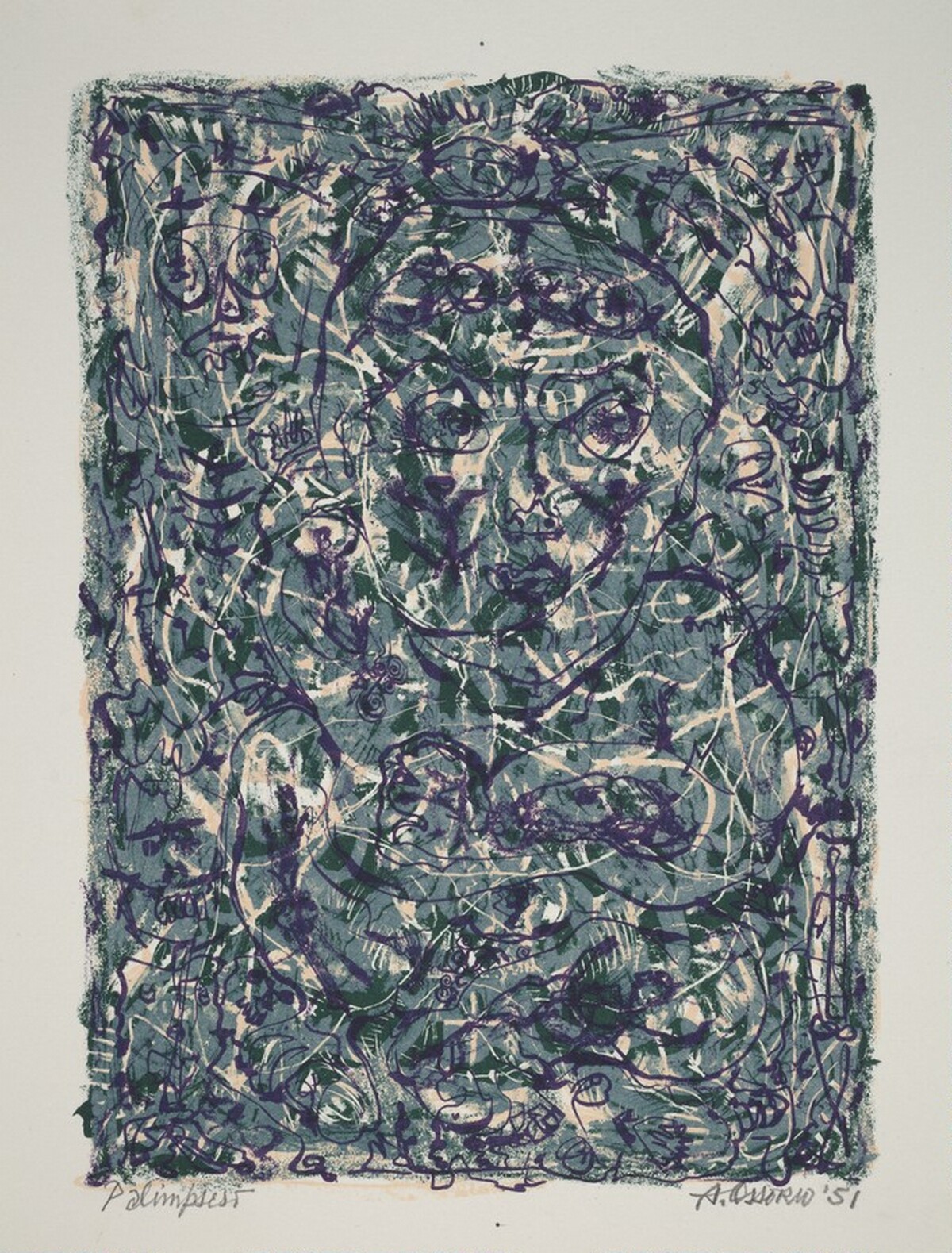 Palimpsest by Alfonso Ossorio
