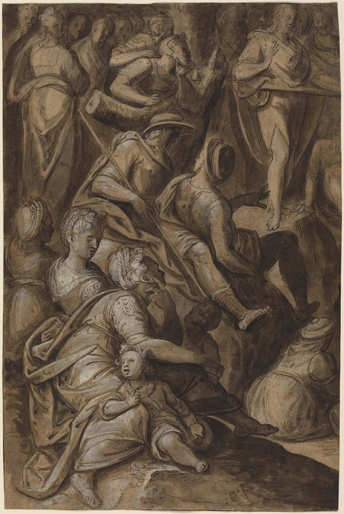 Saint John Preaching by Anthonie van Blocklandt