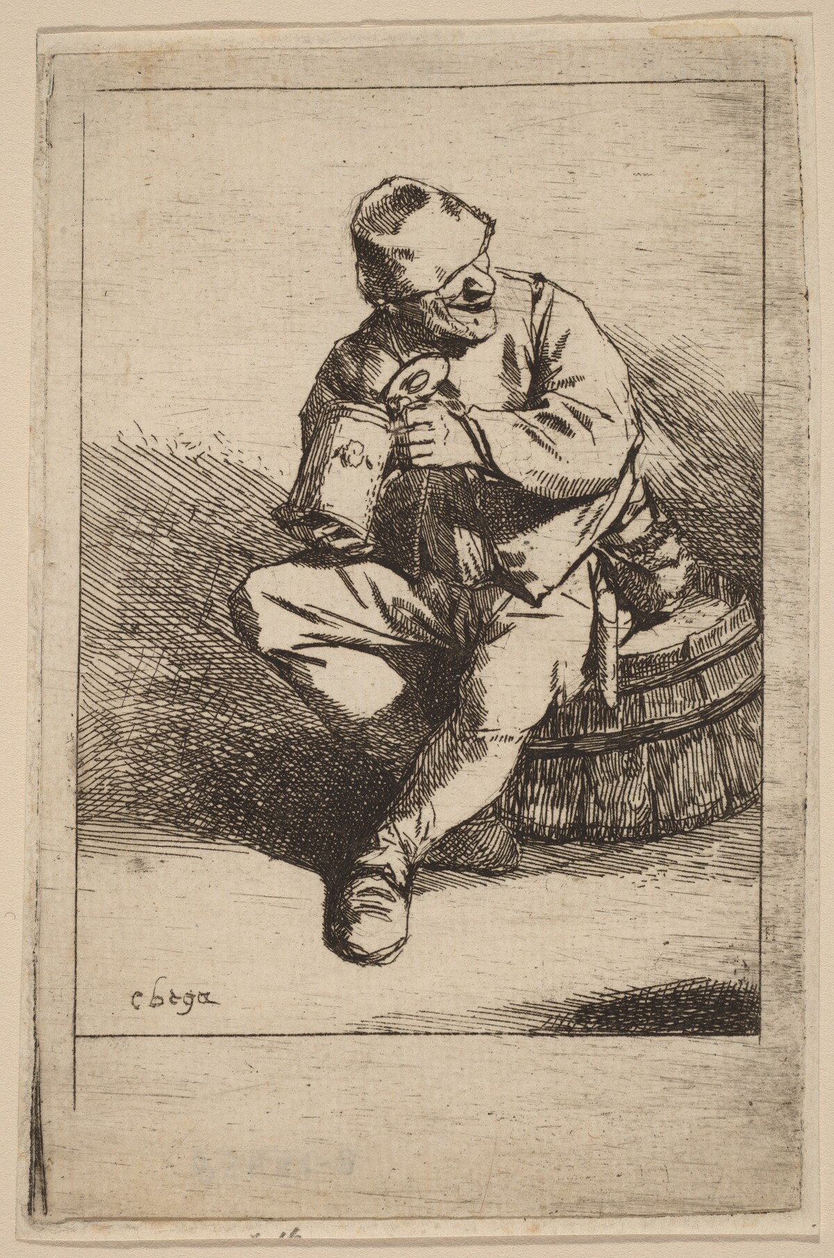 The Drinker by Cornelis Bega