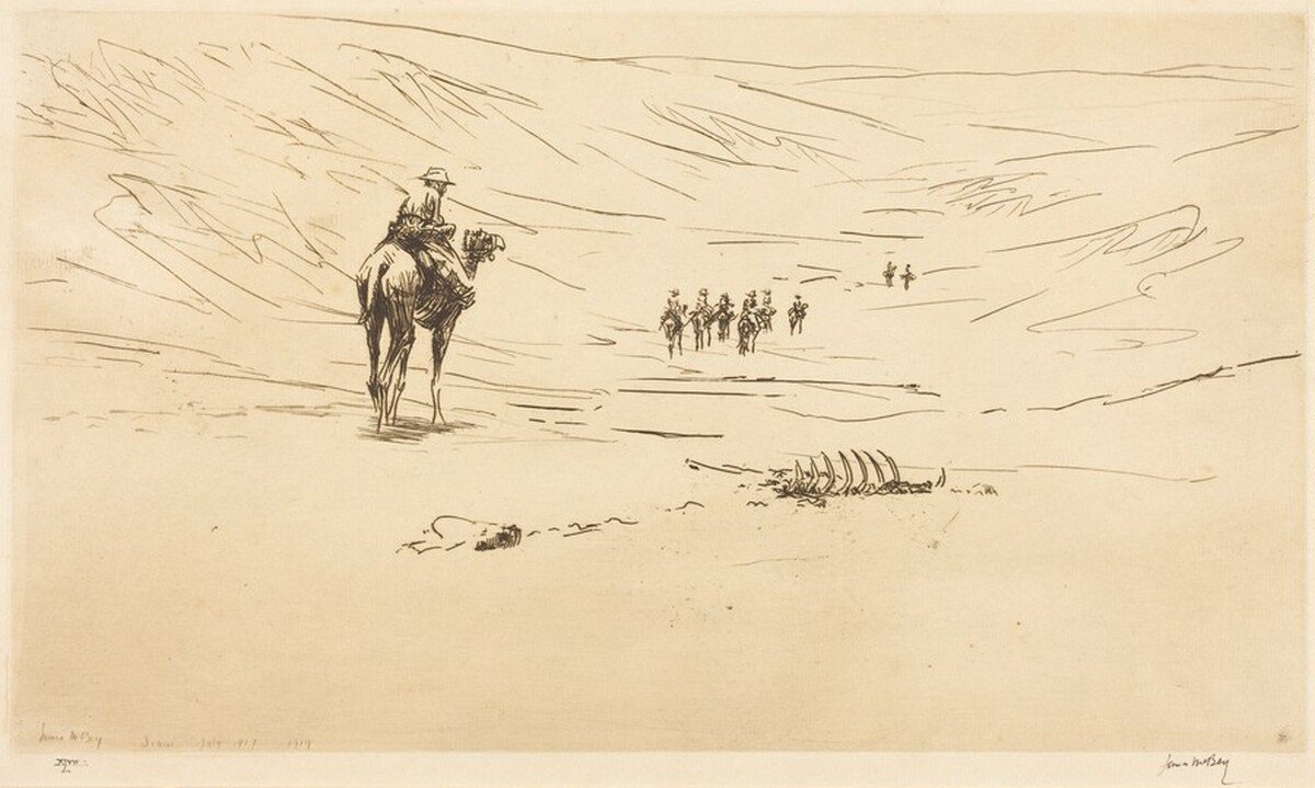 The Desert of Sinai, No.2 by James McBey