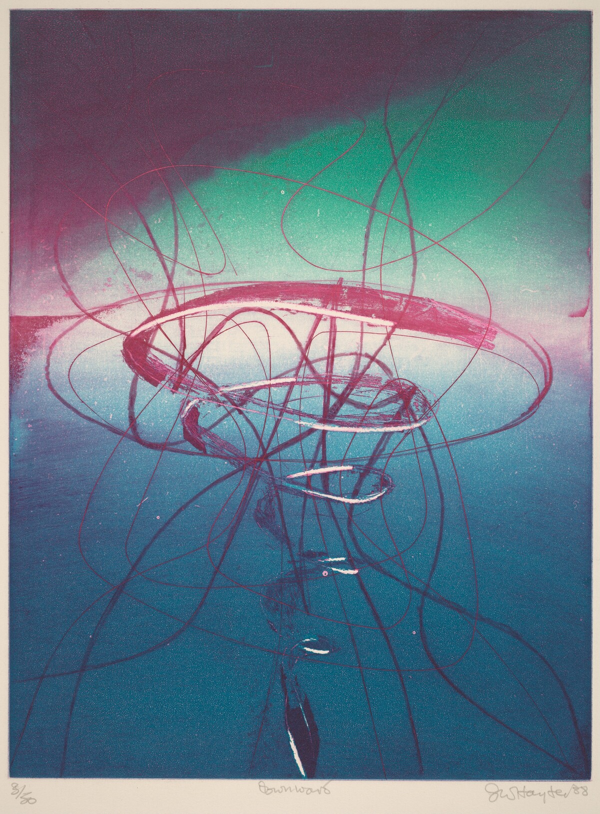 Downward by Stanley William Hayter