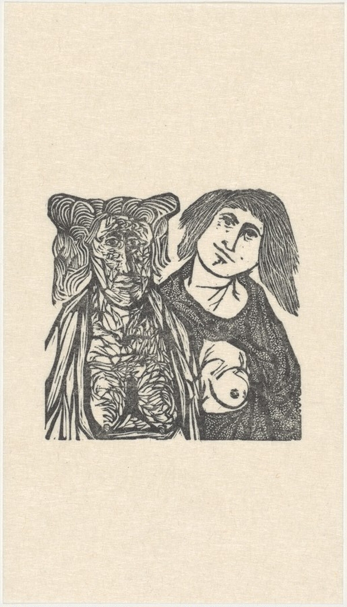 Page 9, from "A Poem Called the Tunning of Elynour Rummynge" by Leonard Baskin