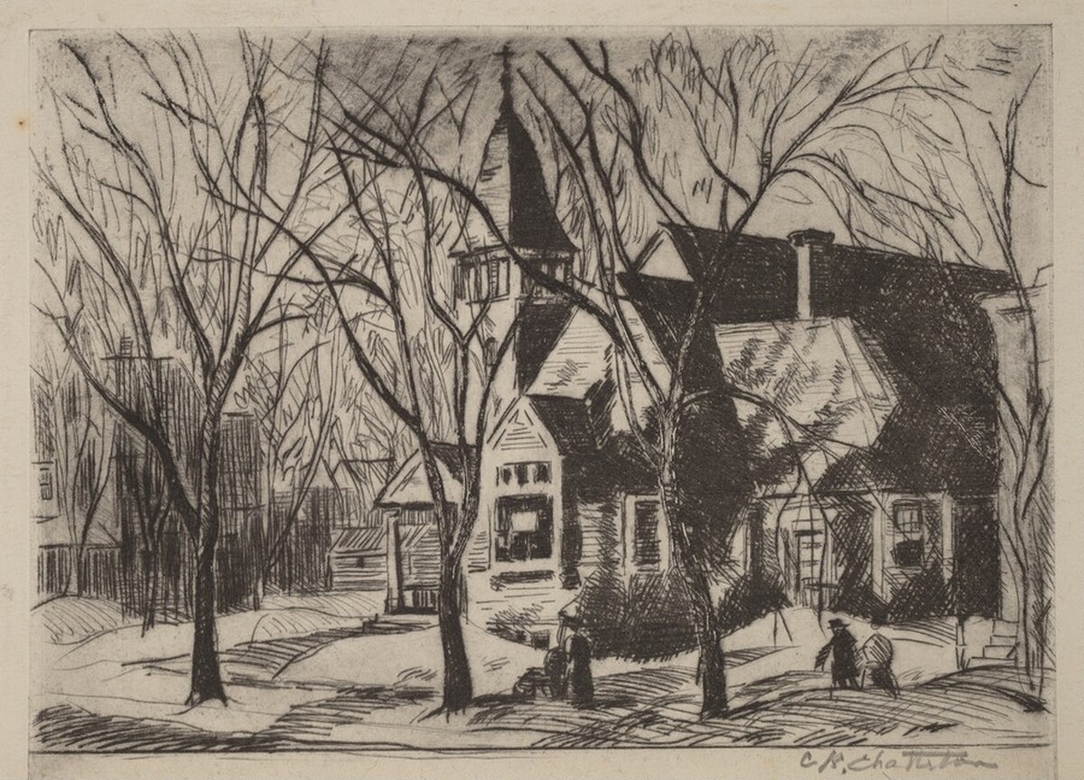 Untitled (Church) by Clarence K. Chatterton