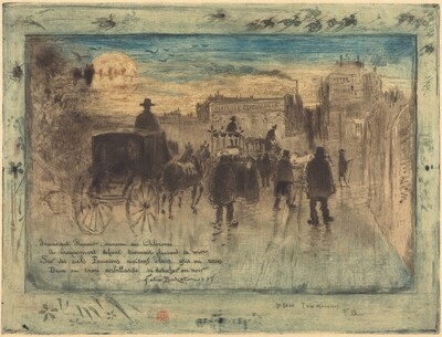 Convoi Funèbre au Boulevard de Clichy (Funeral Procession on the Boulevard de Clichy)