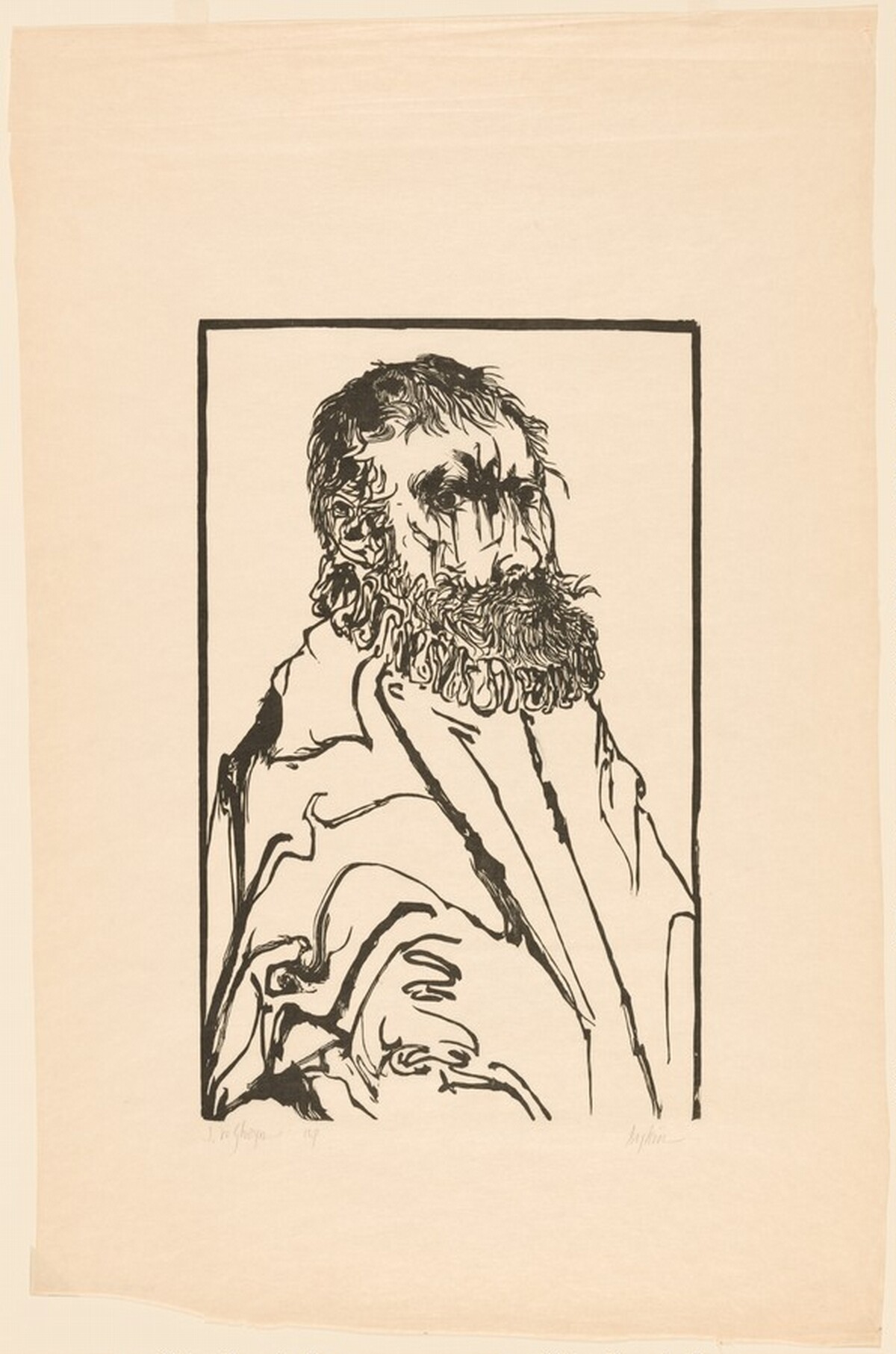 J. de Gheyn by Leonard Baskin