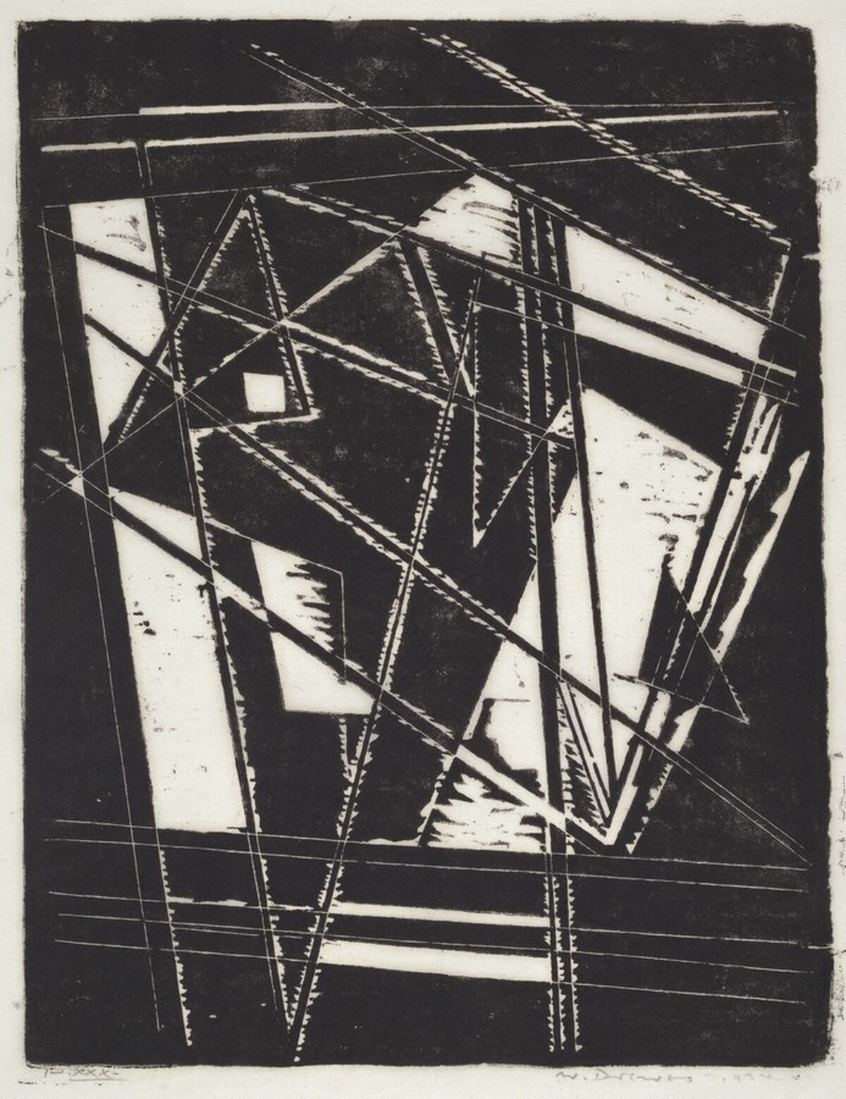 Composition II - Window Construction on Window by Werner Drewes