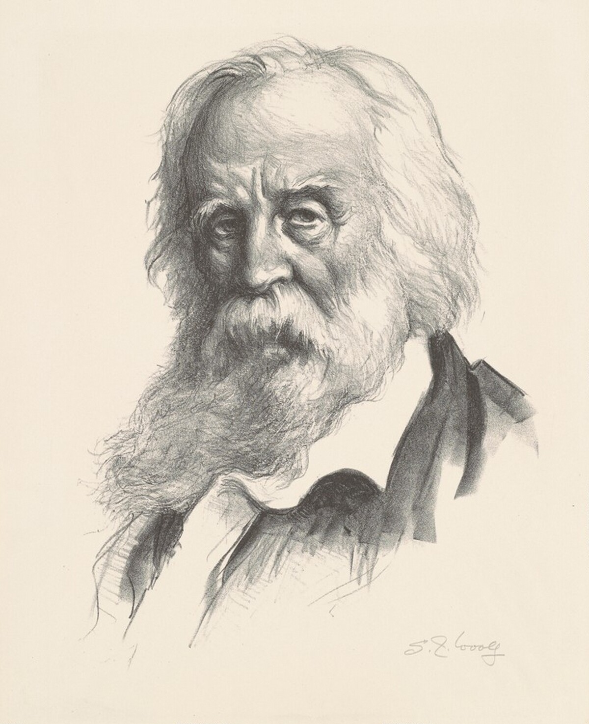 Walt Whitman by Samuel J. Woolf