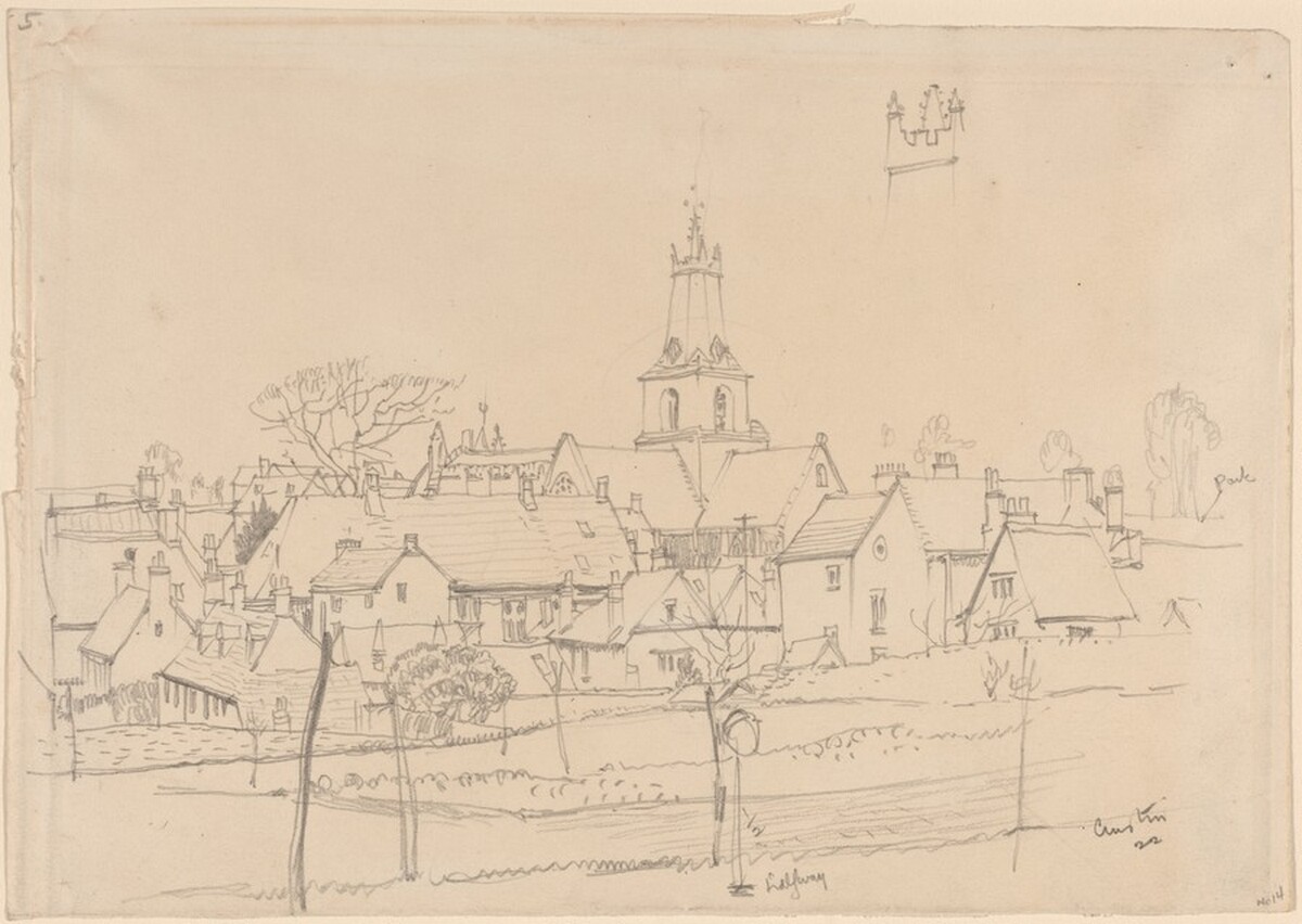 Study for "The Angelus" by Robert Austin