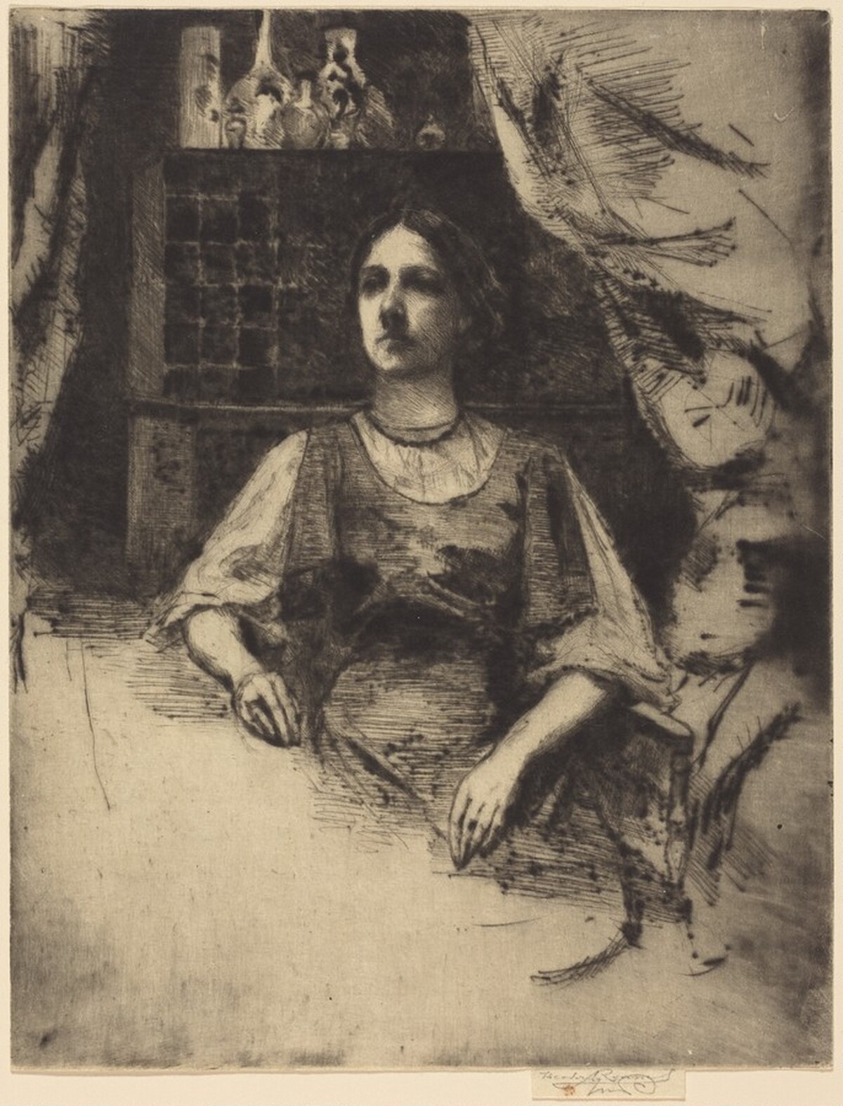 Portrait of Mrs. Arthur Melville by Théodore Roussel