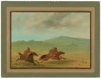 An Osage Indian Pursuing a Camanchee