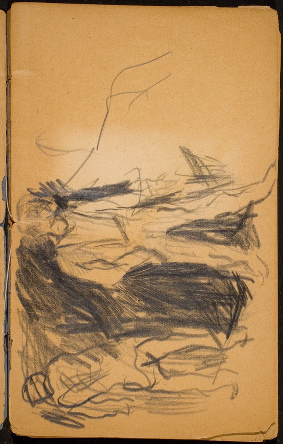 Zwei Passanten (Two Walking Figures) [p. 3] by Max Beckmann