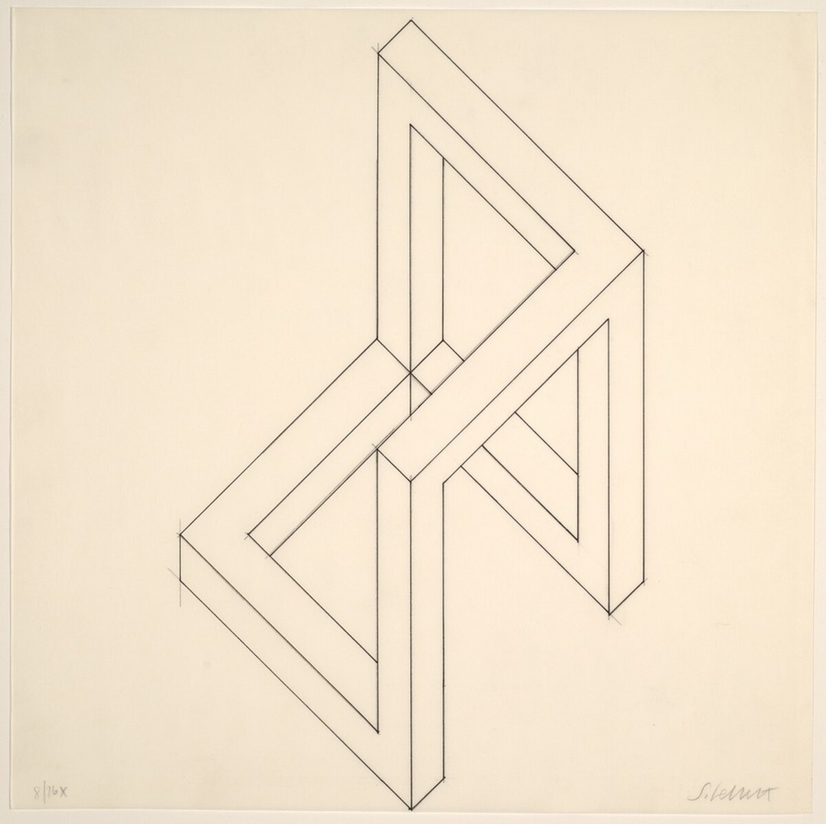 Incomplete Cube by Sol LeWitt
