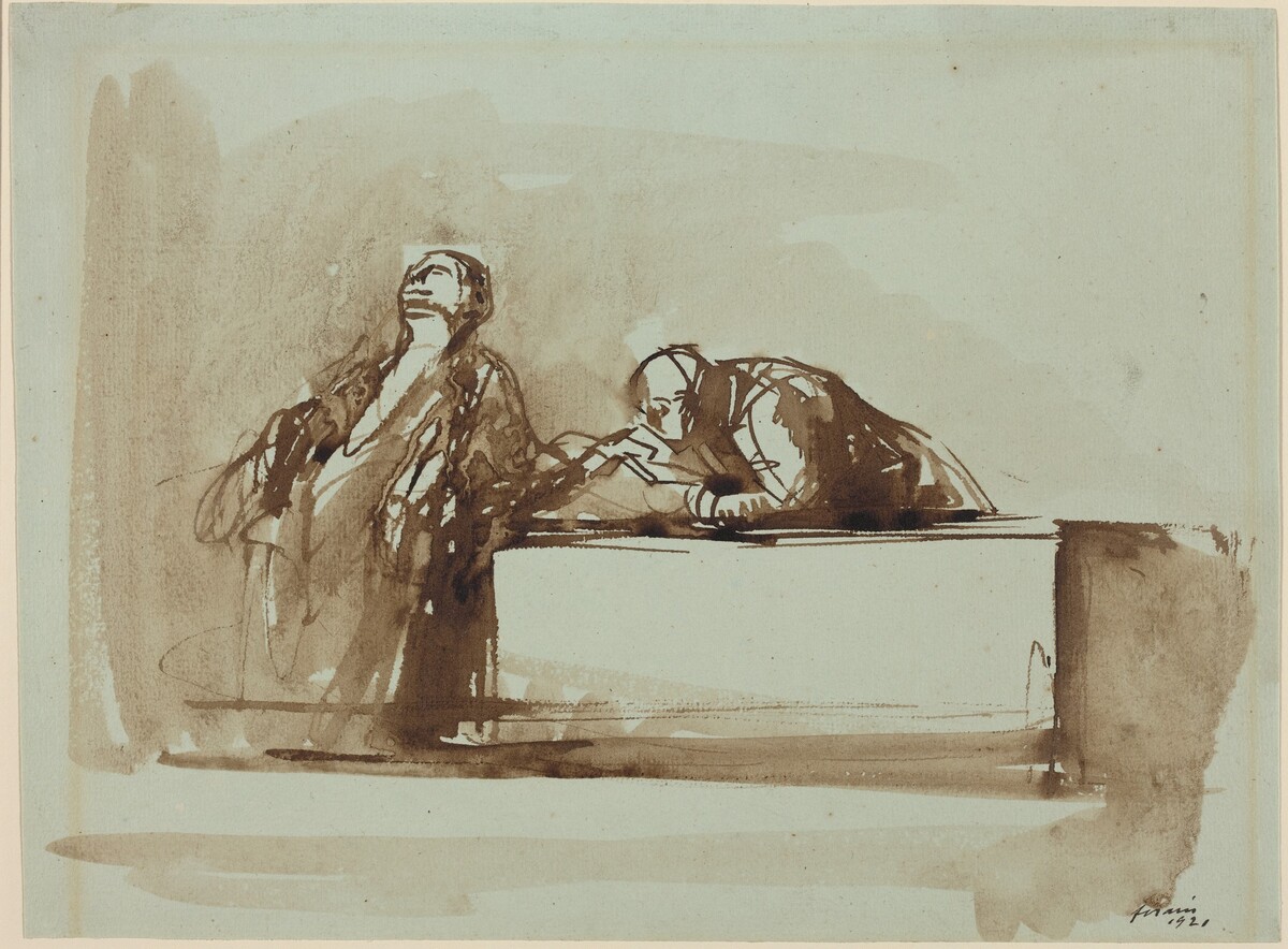 Men of Justice by Jean-Louis Forain