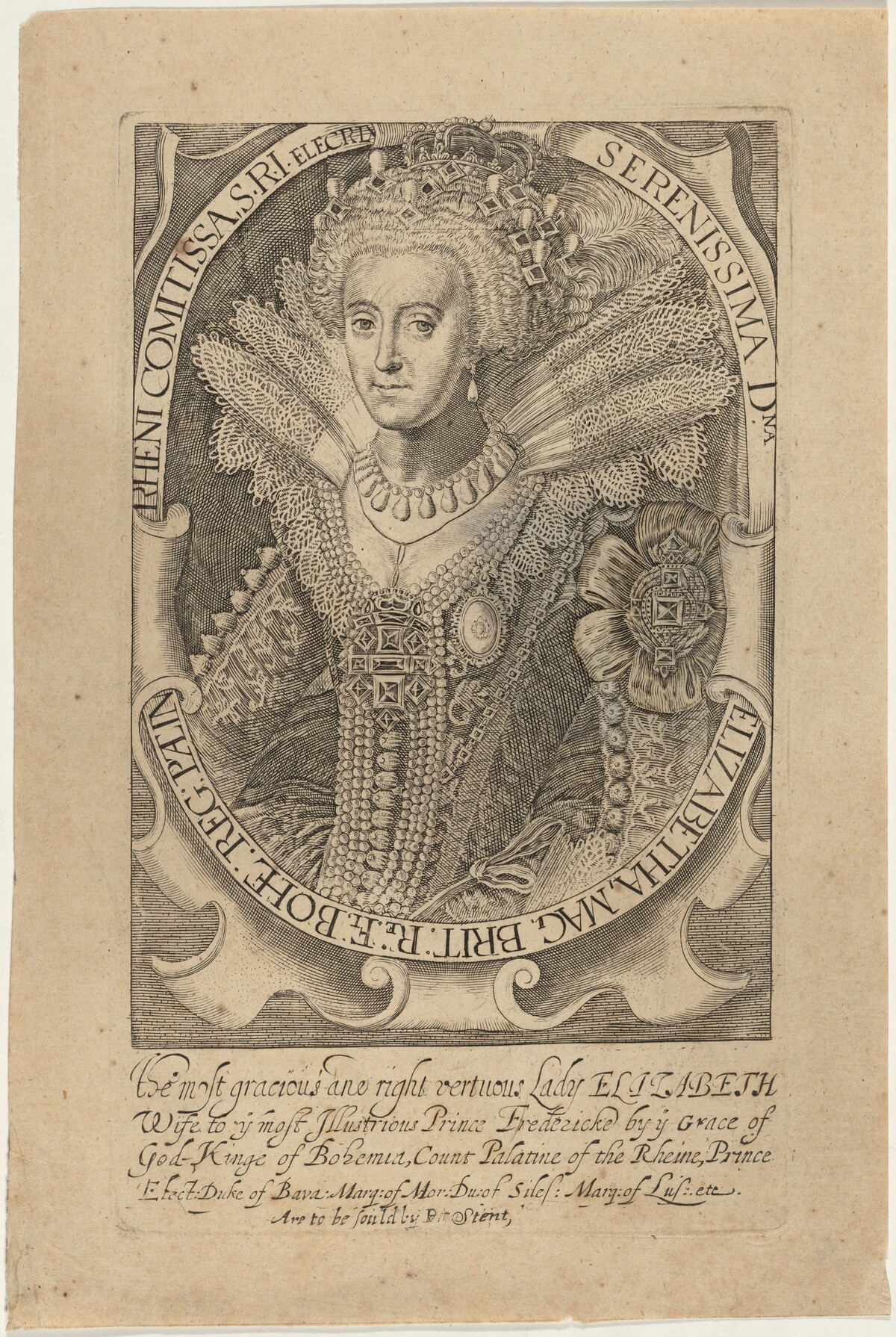 Elizabeth, Queen of Bohemia by Francis Delaram
