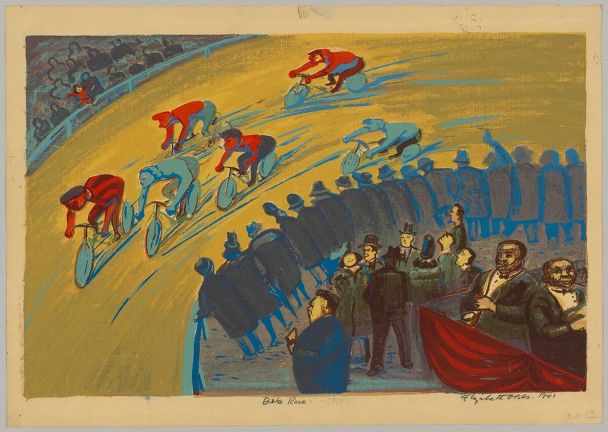 Bike Race by Elizabeth Olds