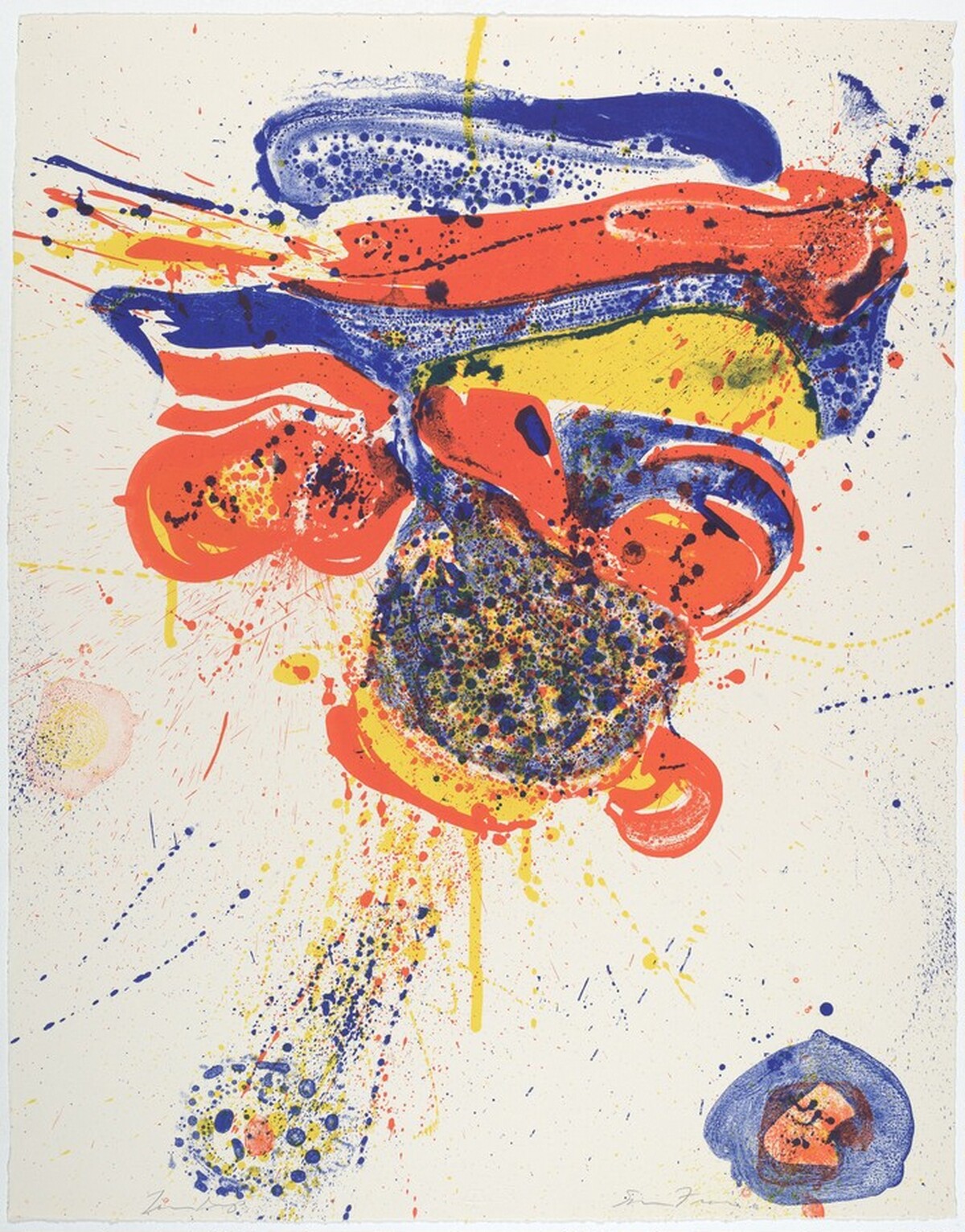 Flying Love by Sam Francis