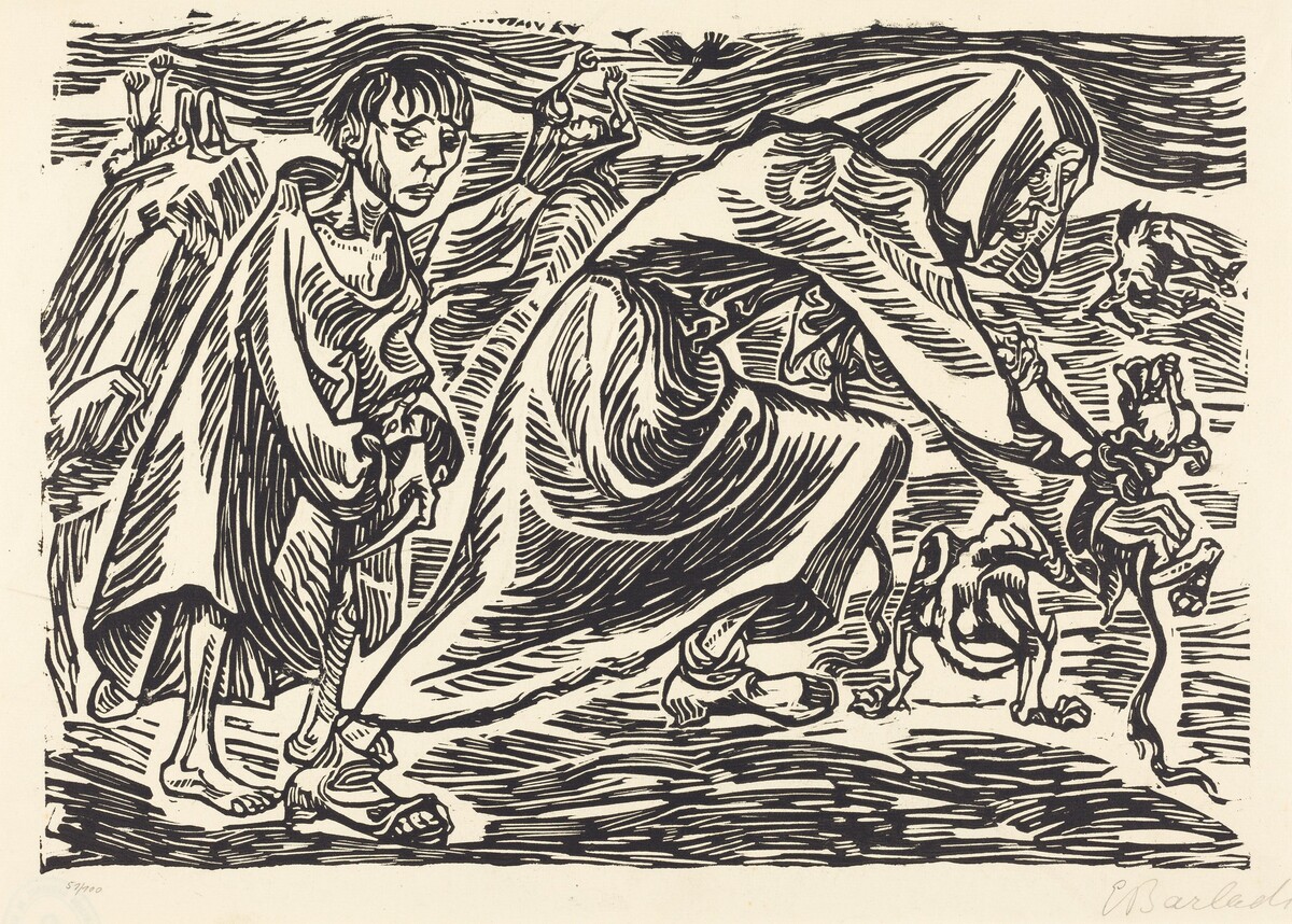 The Dog Catcher by Ernst Barlach