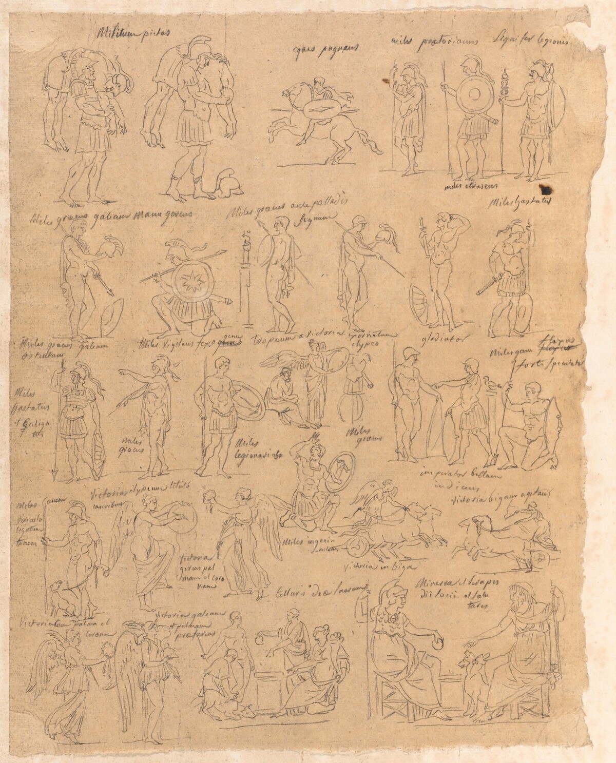 Warriors with Victims, and Other Classical Subjects by Jacques-Louis David