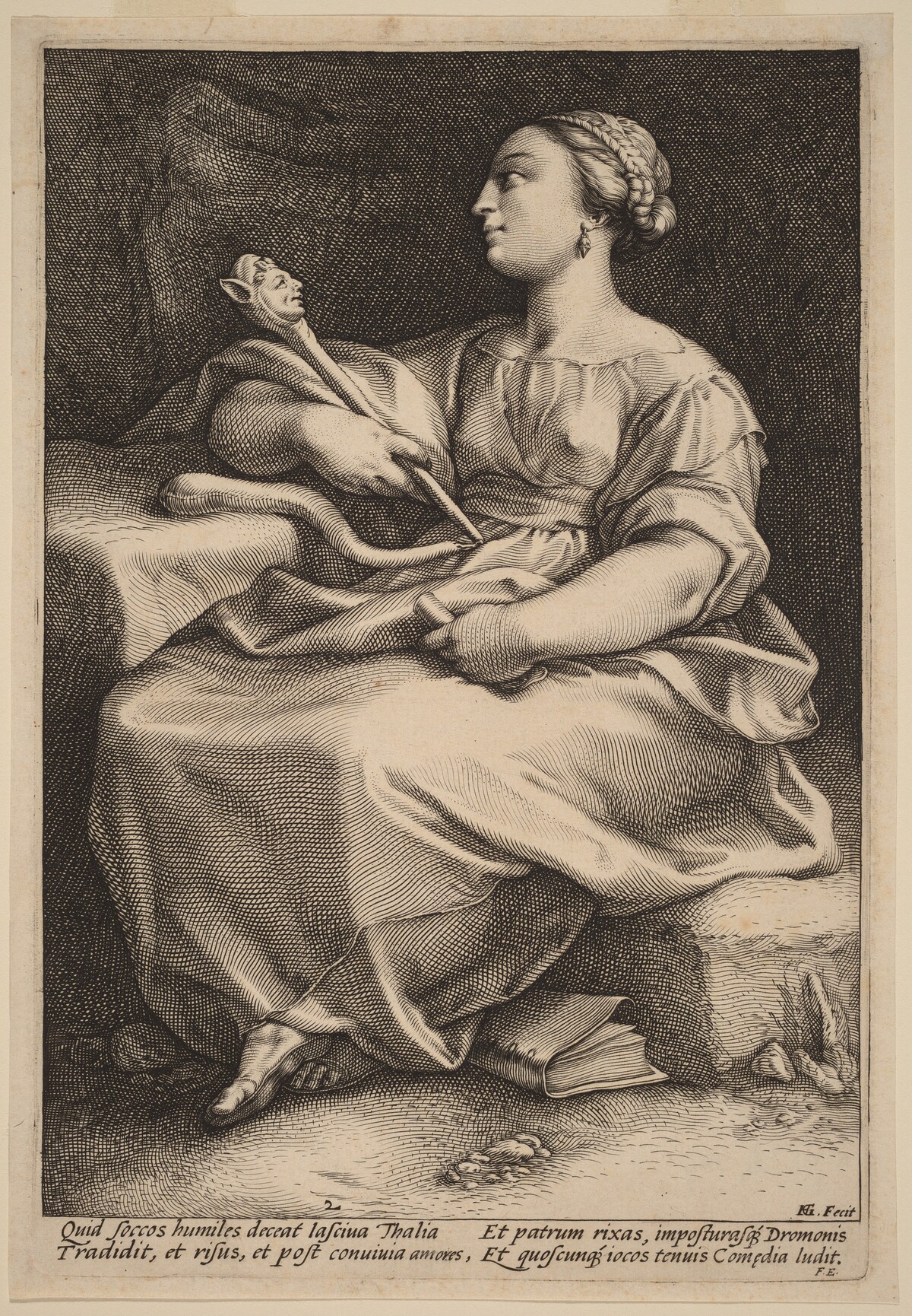 Thalia by Hendrick Goltzius