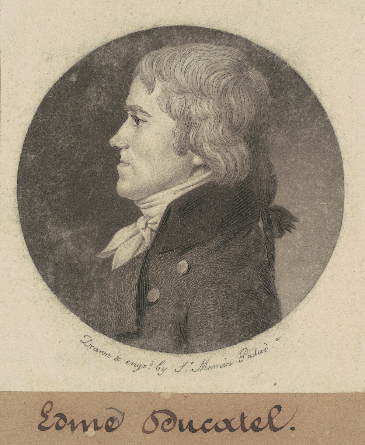 Edme Ducatel by Charles B. J. Févret de Saint-Mémin