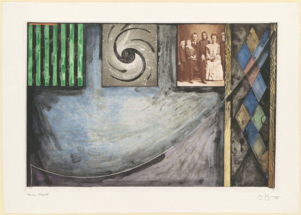 Untitled (Embassies) [trial proof] by Jasper Johns