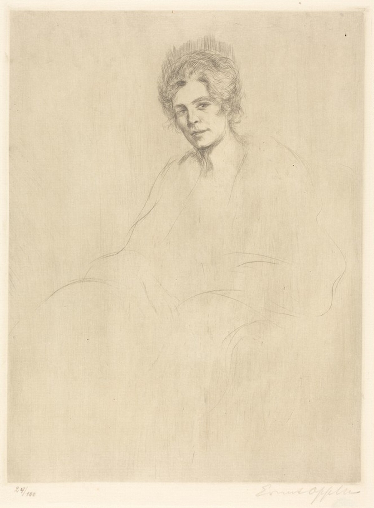Portrait of a Woman by Ernst Oppler