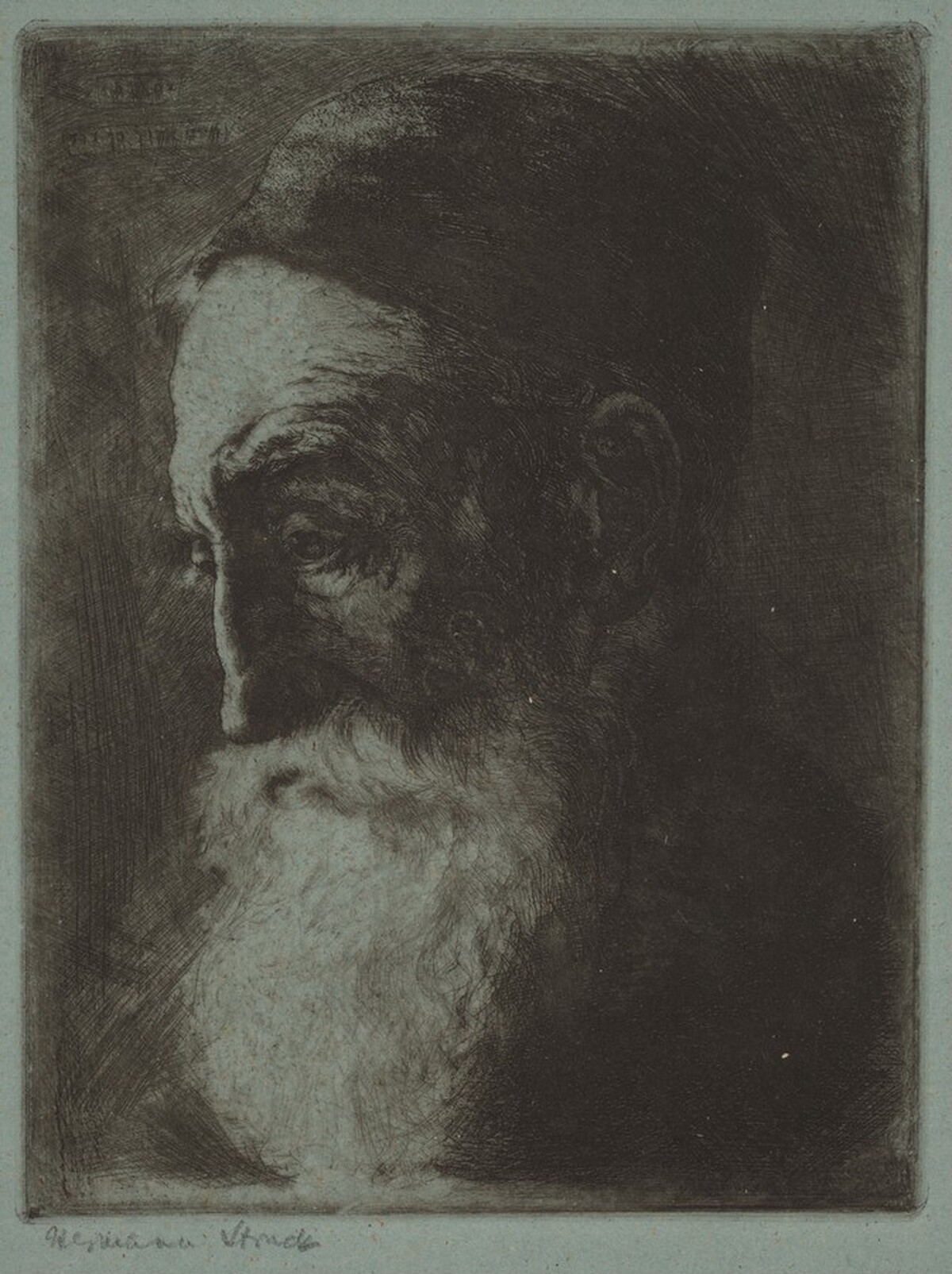 Portrait of a Jewish Man by Hermann Struck