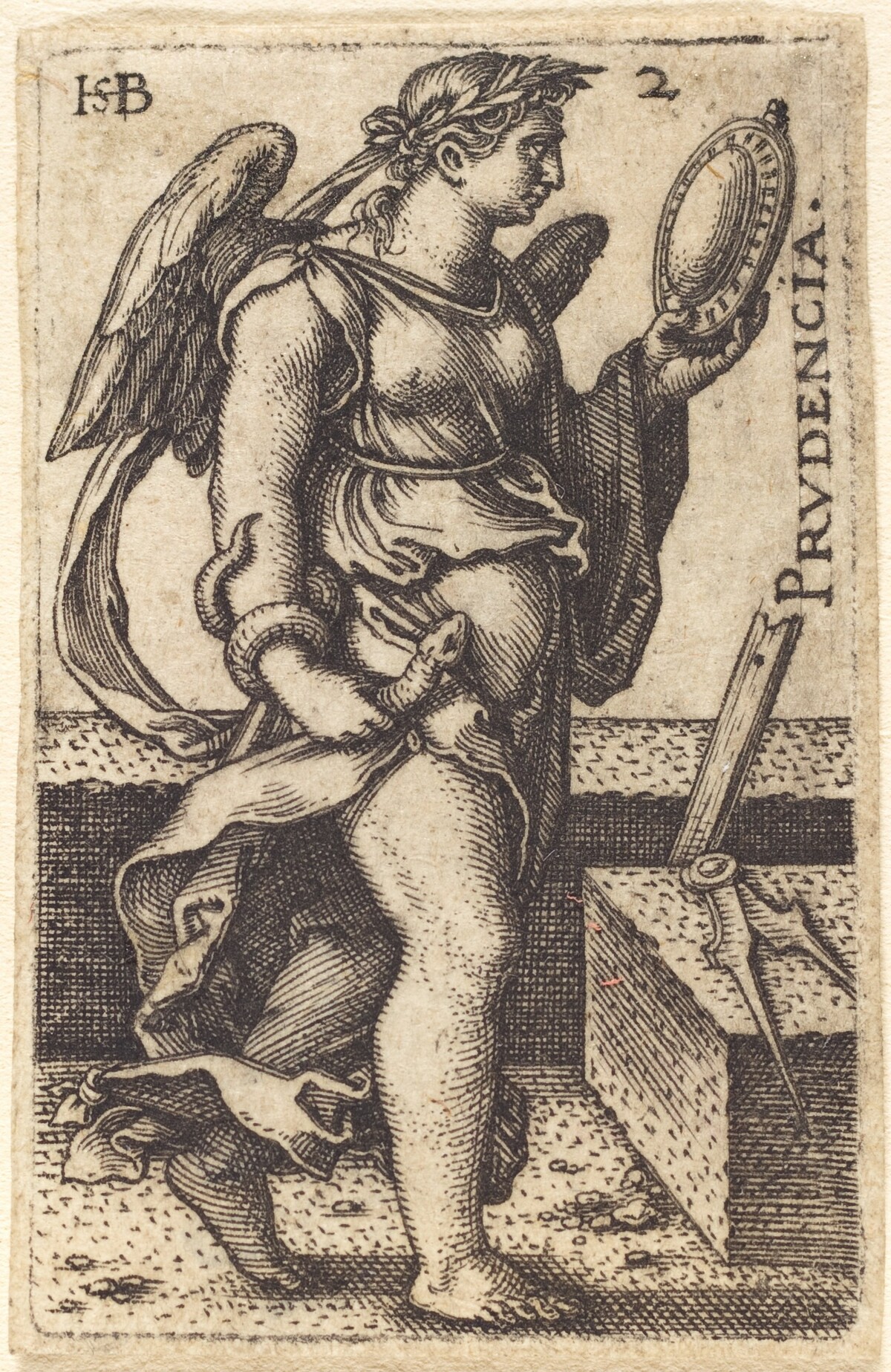 Prudencia (Prudence) by Sebald Beham