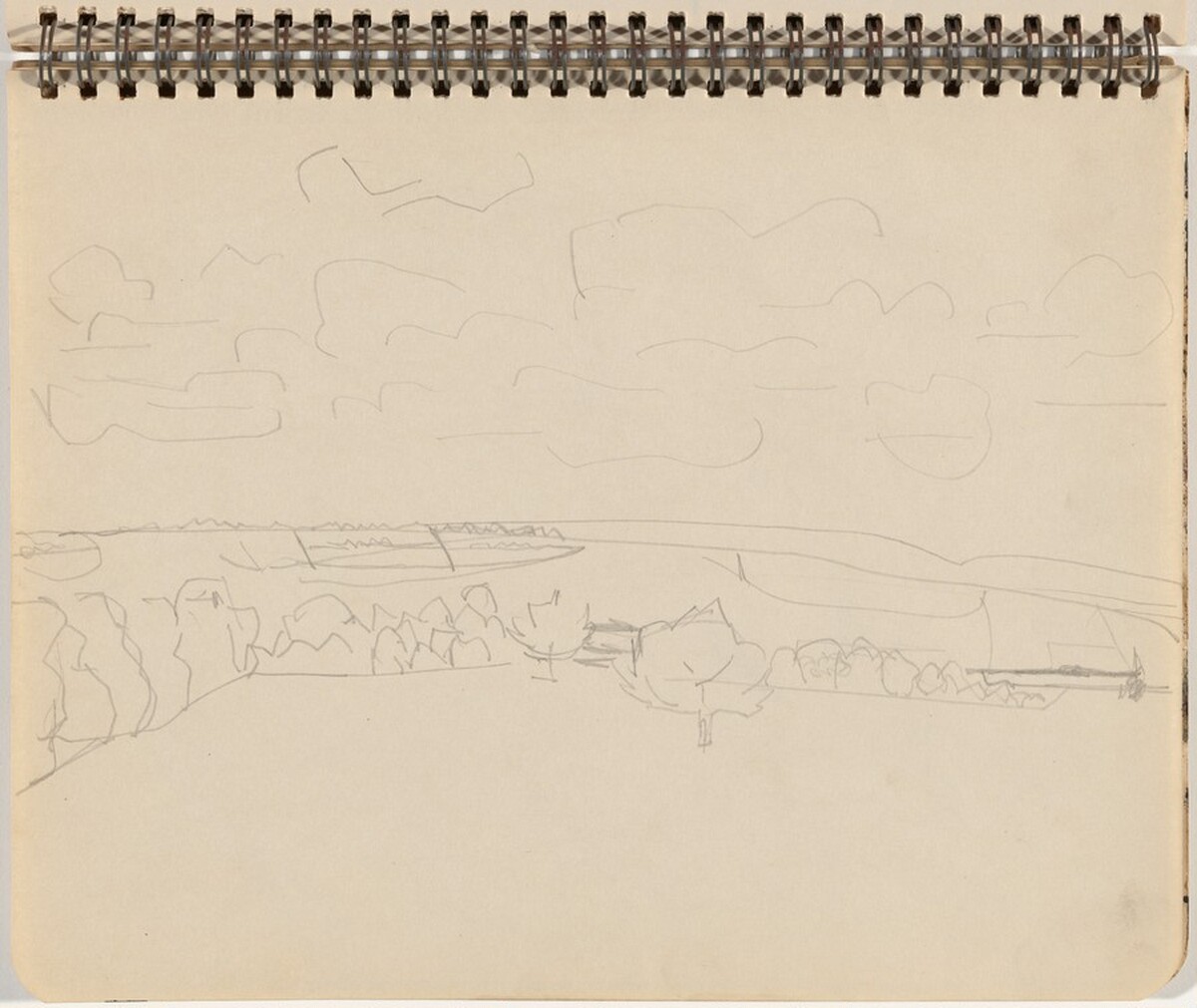 Distant Landscape by Alex Katz
