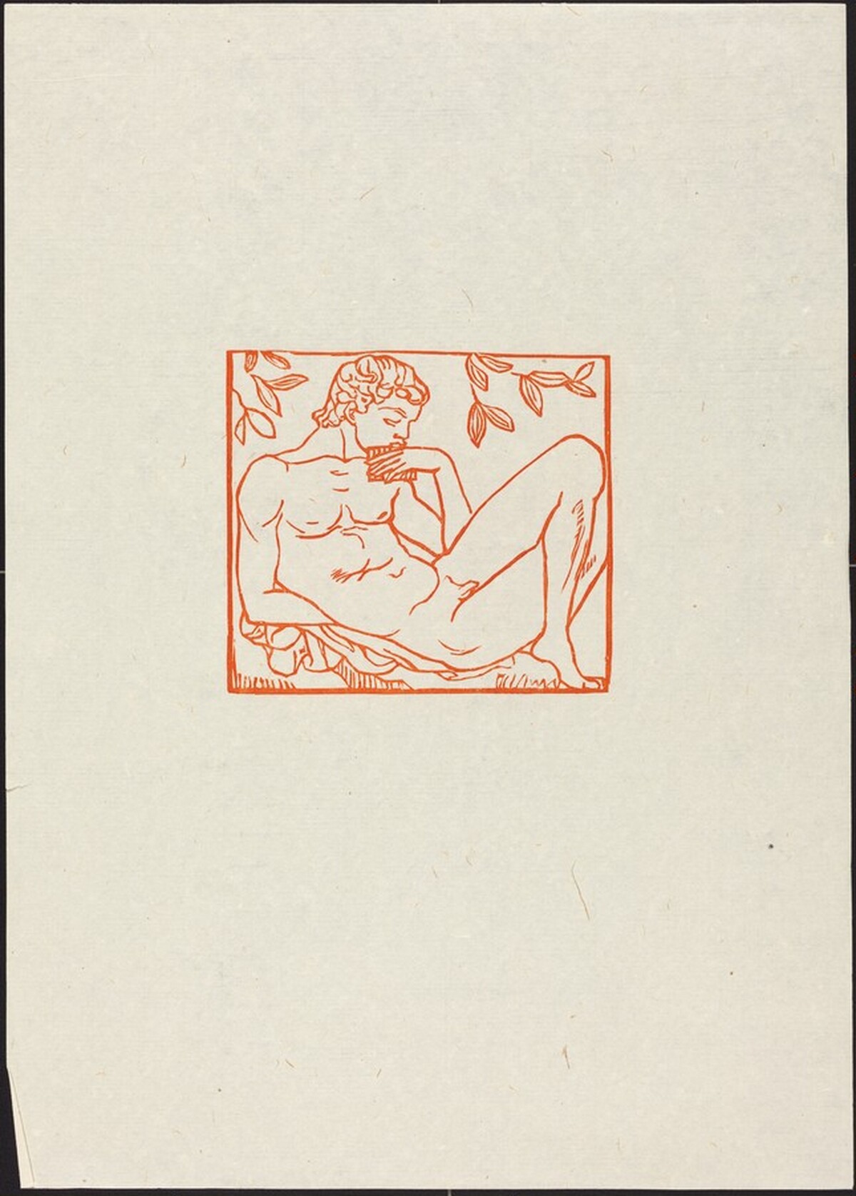 First Eclogue: Tityrus Playing on His Pipe (Premiere eglogue) by Aristide Maillol