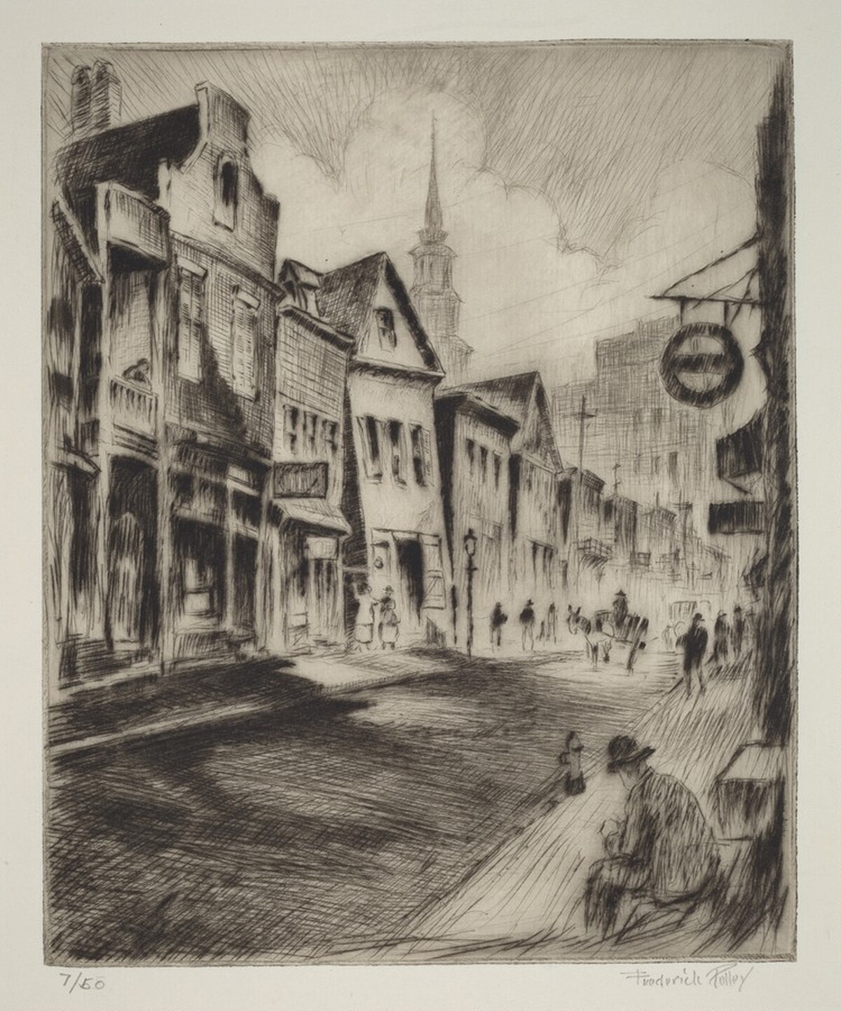 Untitled (View of Charleston) by Frederick Polley
