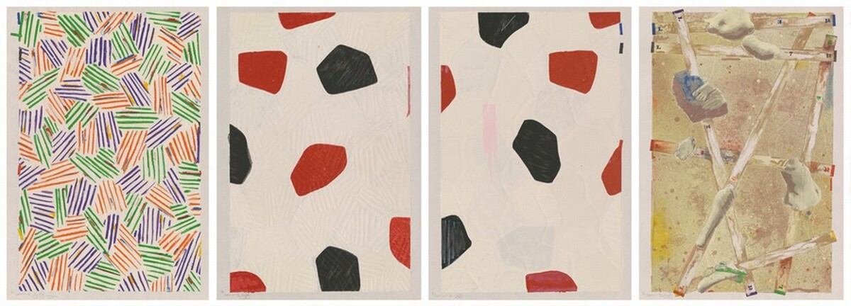 Four Panels from Untitled 1972 by Jasper Johns