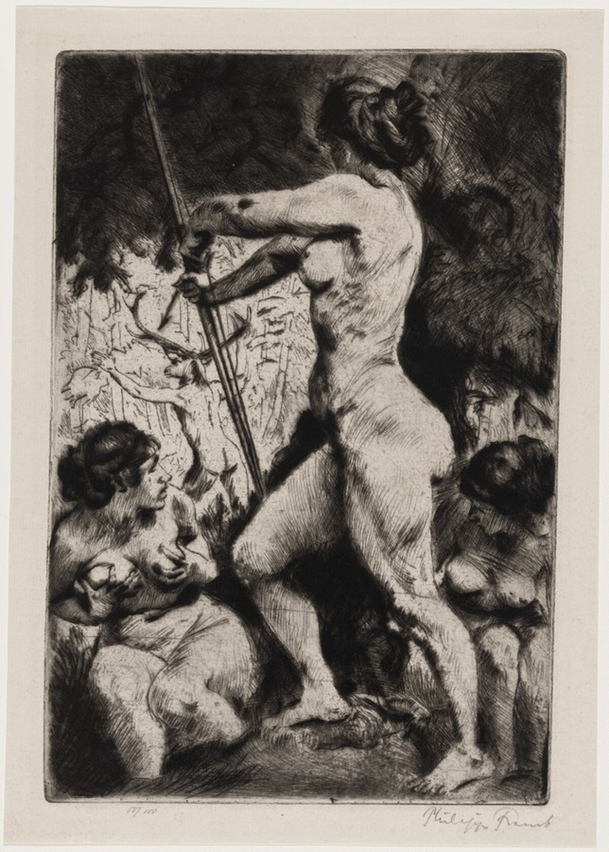 Diana and Actaeon by Philipp Franck