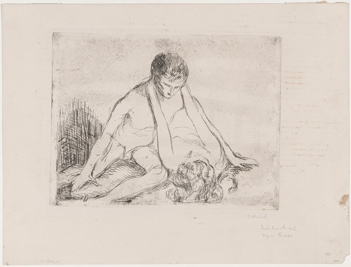 The Cat (Katten) by Edvard Munch