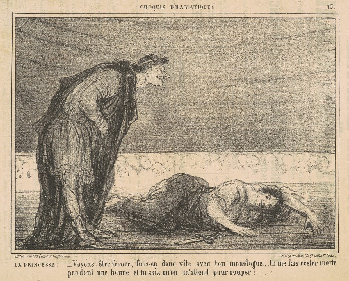 La princesse by Honoré Daumier
