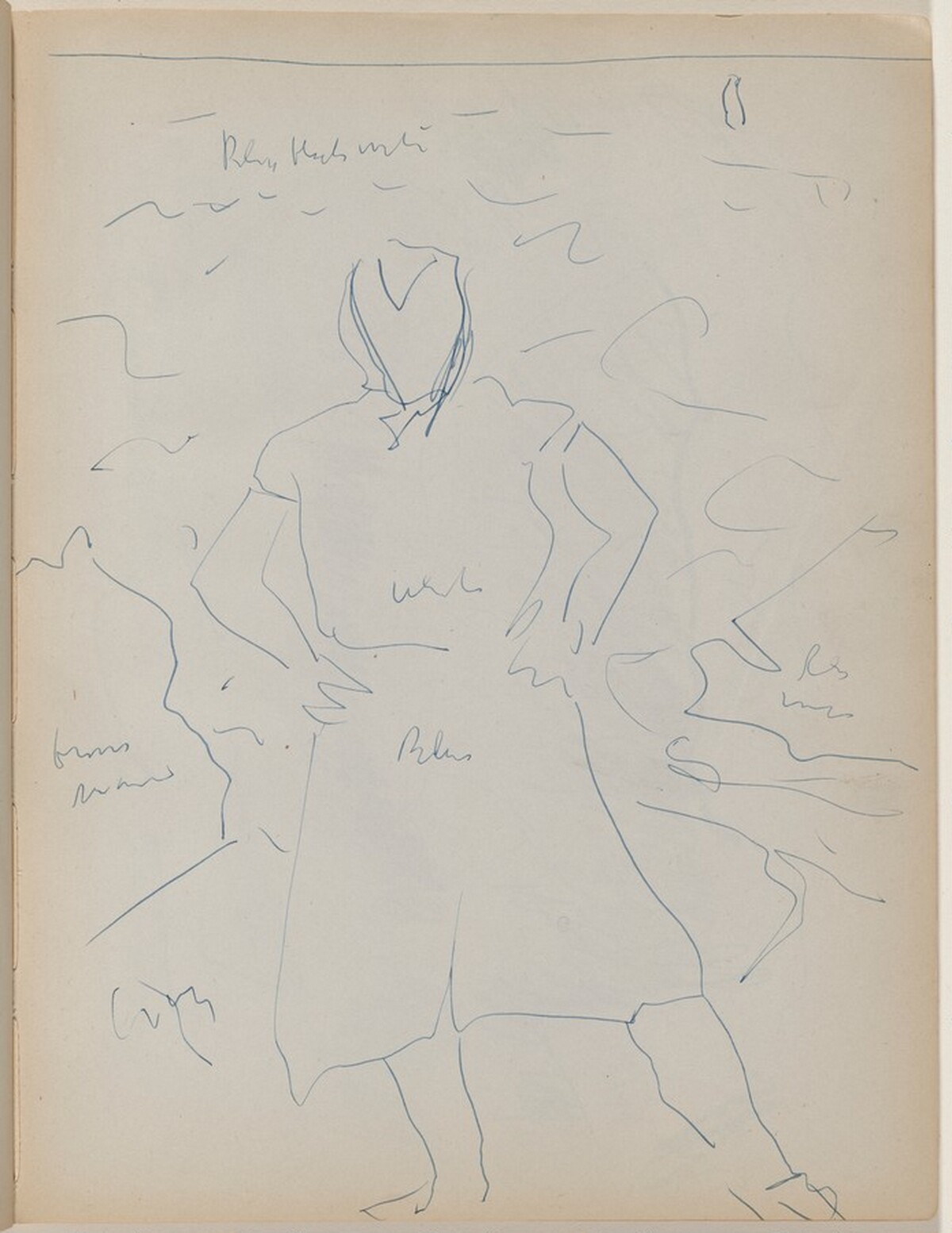 Standing Woman by Milton Avery