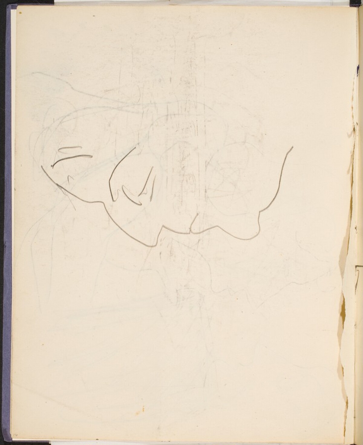 männliches Profil (Profile) [p. 16] by Max Beckmann