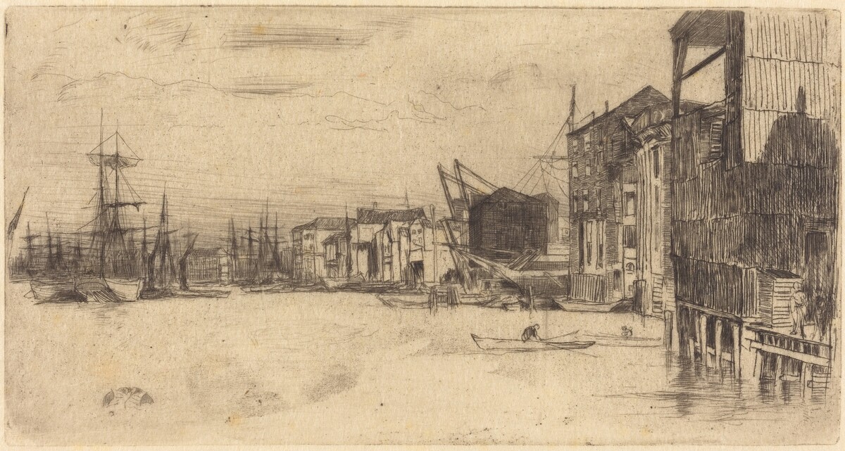 Free Trade Wharf by James McNeill Whistler