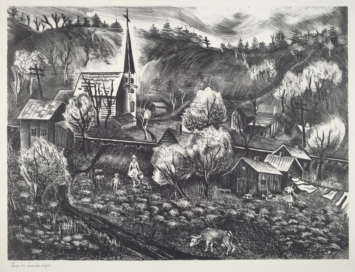 Texas Landscape (no. 2) by Veronica Helfensteller