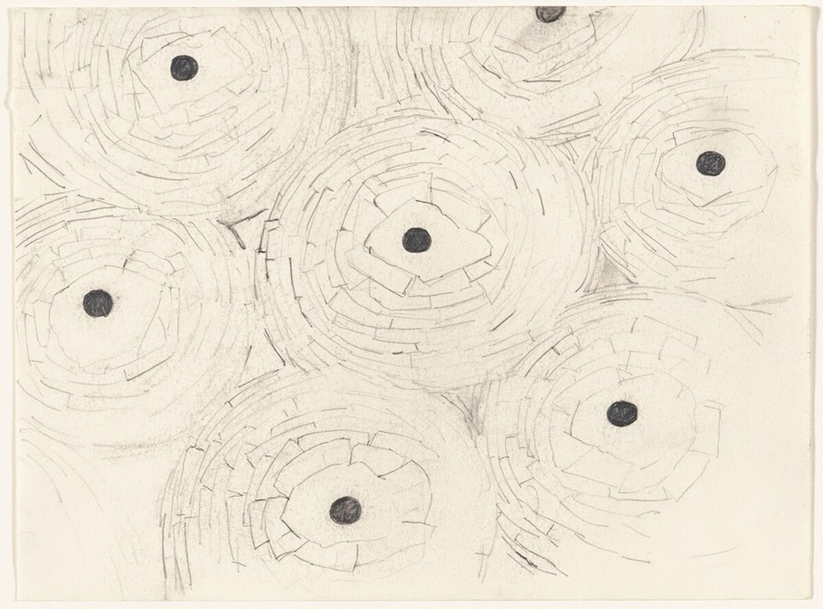 Roof I - Overview B by Andy Goldsworthy