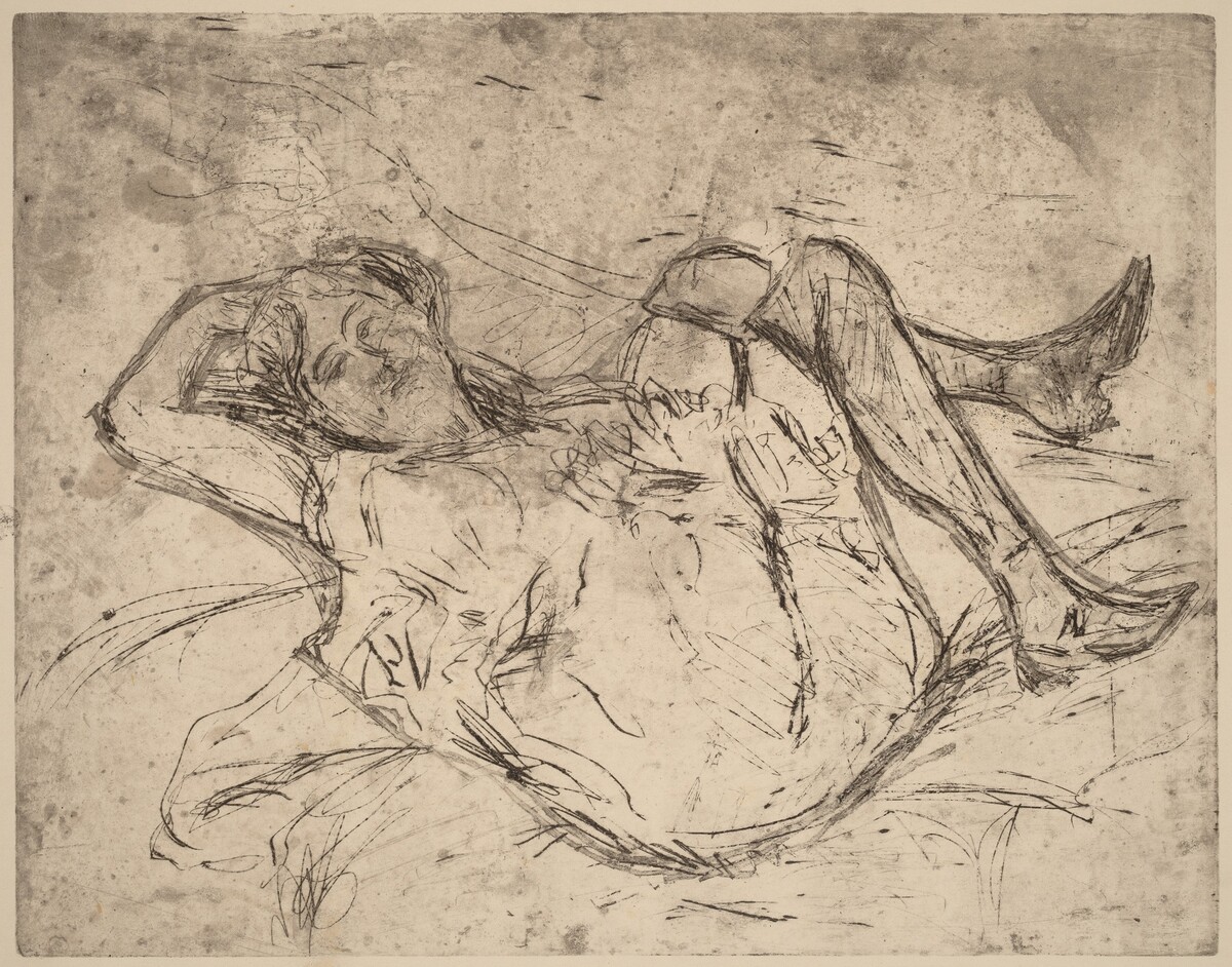 Dreaming Girl by Ernst Ludwig Kirchner