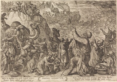 Pharaoh's Army Drowns in the Red Sea