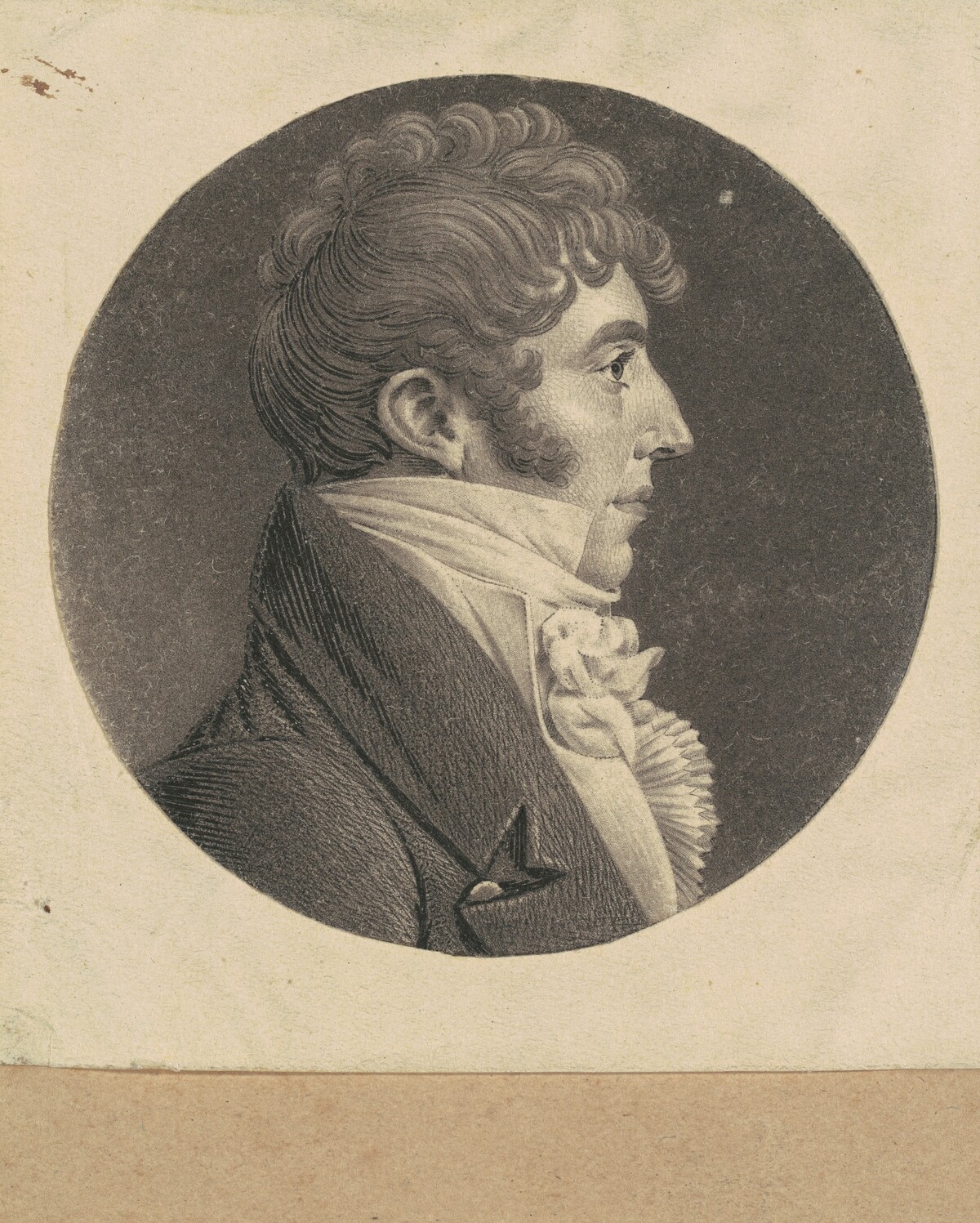 Unidentified Man by Charles B. J. Févret de Saint-Mémin